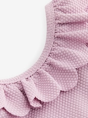 Pink strukturiert - Badeanzug mit Rüschen (3 Monate–10 Jahre) - Bild 7 von 7