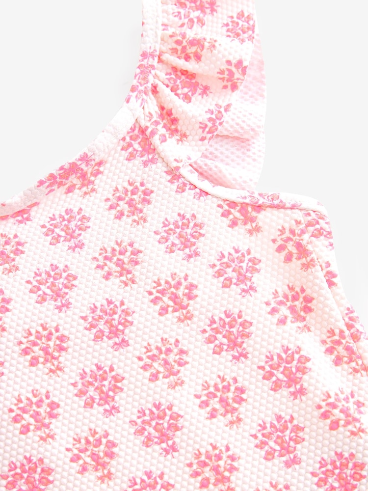Pink Floral Frill Swimsuit (3mths-7yrs) - Image 7 of 7