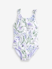 Blue Floral Swimsuit (3mths-16yrs) - Image 6 of 8
