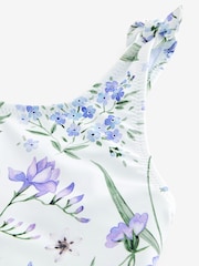 Blue Floral Swimsuit (3mths-16yrs) - Image 6 of 6