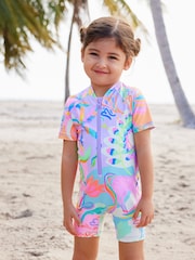 Multi Bright Unicorn Sunsafe Swimsuit (3mths-7yrs) - Image 2 of 8