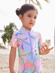 Multi Bright Unicorn Sunsafe Swimsuit (3mths-7yrs) - Image 5 of 8