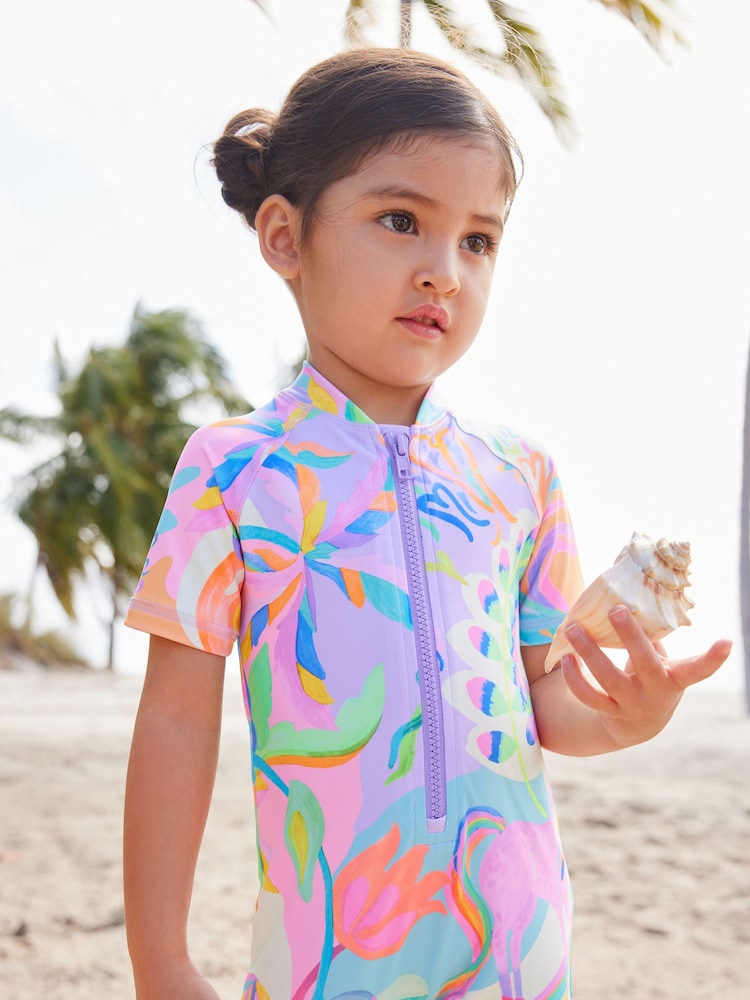 Multi Bright Unicorn Sunsafe Swimsuit (3mths-7yrs) - Image 5 of 8