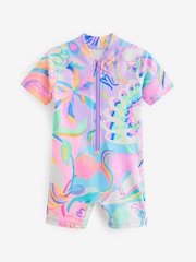 Multi Bright Unicorn Sunsafe Swimsuit (3mths-7yrs) - Image 6 of 8