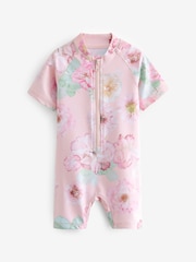 Pink Floral Sunsafe Swimsuit (3mths-7yrs) - Image 5 of 7
