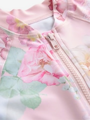 Pink Floral Sunsafe Swimsuit (3mths-7yrs) - Image 7 of 7