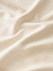 Oatmeal Cream Heavyweight Short Sleeve Crew Neck T-Shirt - Image 6 of 6