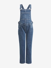 Mid Blue Maternity Denim Dungarees - Image 5 of 7