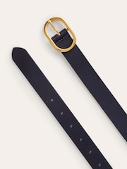 Boden Blue Classic Leather Belt - Image 2 of 3