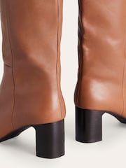 Boden Brown Erica Knee High Leather Boots - Image 3 of 5