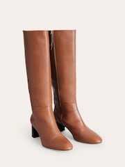 Boden Brown Erica Knee High Leather Boots - Image 5 of 5