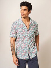 White Stuff White Pomegranate Printed Shirt - Image 1 of 7