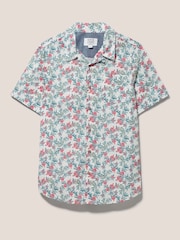 White Stuff White Pomegranate Printed Shirt - Image 5 of 7