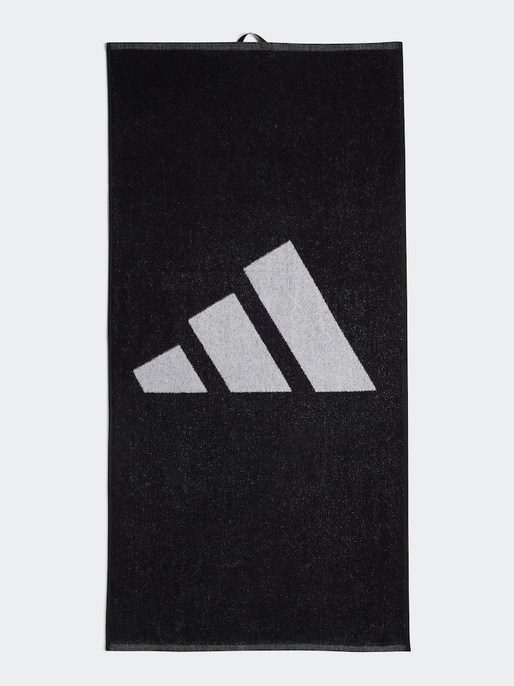 adidas Black Small Towel - Image 1 of 3