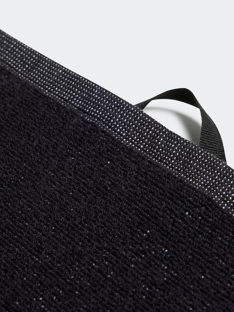 adidas Black Small Towel - Image 2 of 3