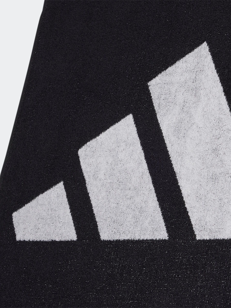 adidas Black Small Towel - Image 3 of 3