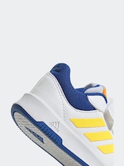 Model albastru/galben - Pantofi sport cu cârlig și buclă adidas White/Pink Tensaur - Imaginea 7 din 8