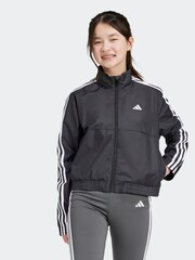 أسود - adidas Train Essentials Full-Zip Jacket - صورة 1 من 11