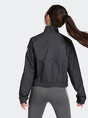 أسود - adidas Train Essentials Full-Zip Jacket - صورة 2 من 11