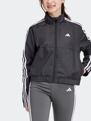 أسود - adidas Train Essentials Full-Zip Jacket - صورة 4 من 11