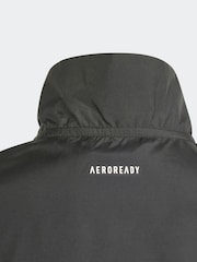 أسود - adidas Train Essentials Full-Zip Jacket - صورة 9 من 11