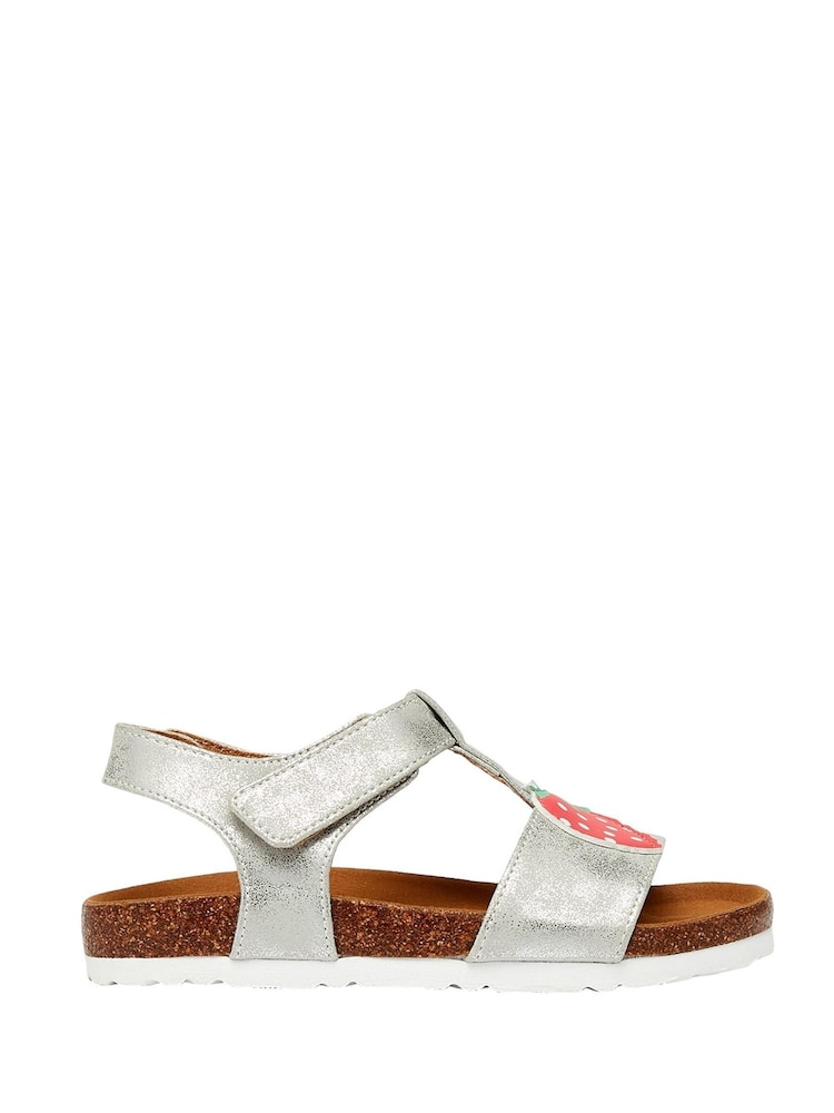 Joules Jnr Scarlett Grey Sandals - Image 1 of 6 Joules Jnr Scarlett Grey Sandals - Image 1 of 6