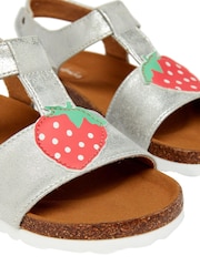 Joules Jnr Scarlett Grey Sandals - Image 5 of 6
