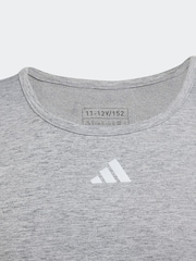 adidas Grey Kids Luxe Crop Top - Image 4 of 5