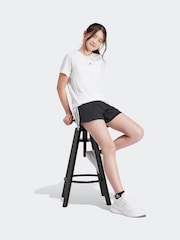 adidas Black Kids Pacer Shorts - Image 3 of 10
