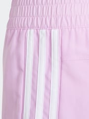 adidas Purple Sportswear Essentials Aeroready 3-Stripes Shorts - Image 13 of 13