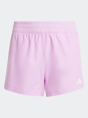 adidas Purple Sportswear Essentials Aeroready 3-Stripes Shorts - Image 9 of 13