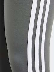 adidas Grey Sportswear Essentials Aeroready 3-Stripes High Waisted Leggings - Image 10 of 10