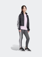 adidas Grey Sportswear Essentials Aeroready 3-Stripes High Waisted Leggings - Image 3 of 10