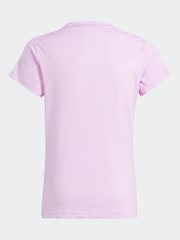 Lila - adidas Sportswear Train Essentials Aeroready Trainings-T-Shirt mit 3 Streifen, Slim-Fit - Bild 2 von 5