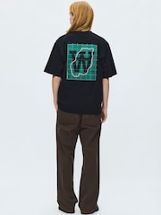 Camiseta con mapa Double A de Wood Wood WWLiam 25220 - Imagen 5 de 6