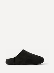 Linzi Black Enzo Fur Slipper Shoes - Image 2 of 5