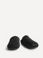 Linzi Black Enzo Fur Slipper Shoes - Image 3 of 5
