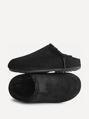 Linzi Black Enzo Fur Slipper Shoes - Image 5 of 5