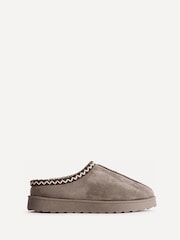 Linzi Natural Tana Faux Suede Slip-On Slippers - Image 2 of 5
