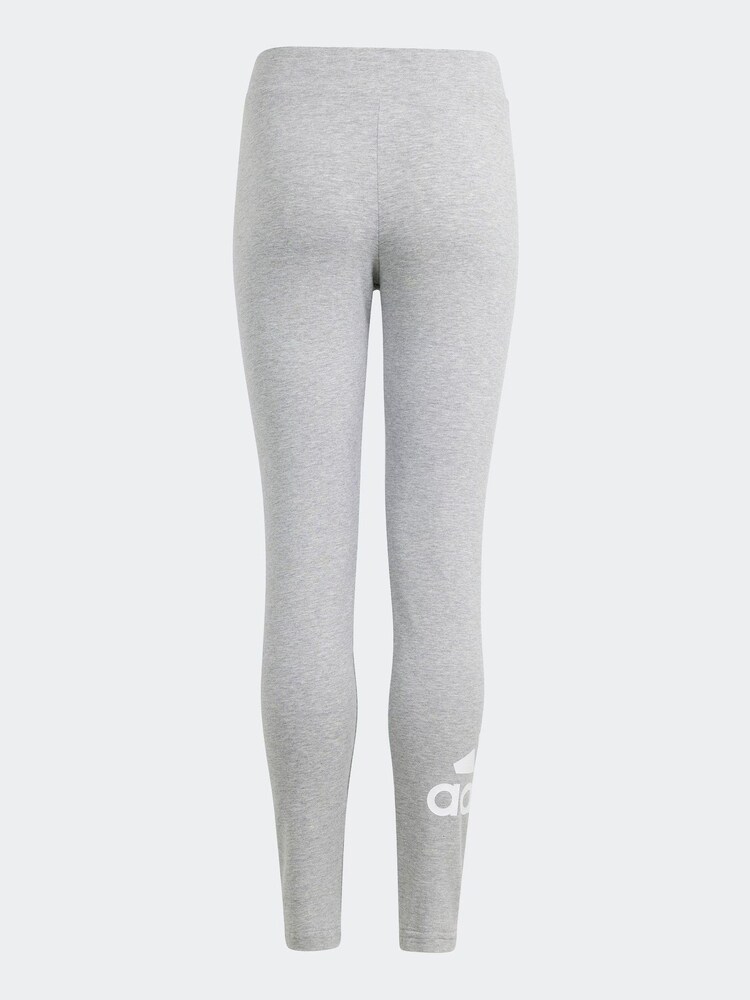 Grau - adidas Sportswear Essentials Baumwoll-Leggings mit grossem Logo - Bild 2 von 5