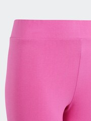 adidas Pink Sportswear Essentials Linear Logo Cotton Leggings - Image 5 of 5