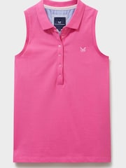 Crew Clothing Company Pink Cotton Casual Polo Shirt - Image 3 of 3
