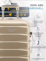 Flight Knight Hard Shell ABS Easyjet Size Cabin Carry On Case - Image 4 of 7