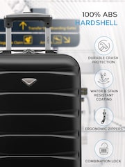 Flight Knight Hard Shell ABS Easyjet Size Cabin Carry On Case - Image 4 of 7
