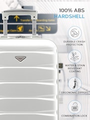 Flight Knight Hard Shell ABS Easyjet Size Cabin Carry On Case - Image 4 of 7