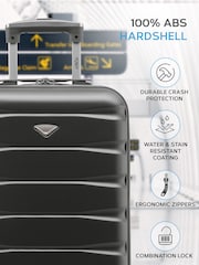 Flight Knight Hard Shell ABS Easyjet Size Cabin Carry On Case - Image 4 of 7