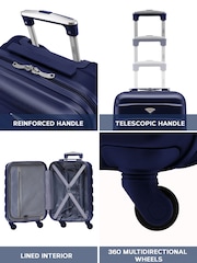 Flight Knight Hard Shell ABS Easyjet Size Cabin Carry On Case - Image 5 of 7