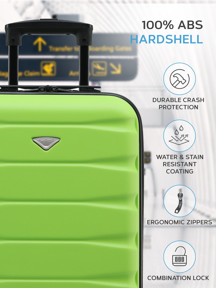 Flight Knight Hard Shell ABS Easyjet Size Cabin Carry On Case - Image 4 of 7