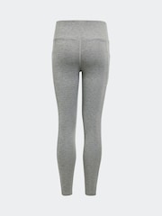 adidas Grey Kids Optime Luxe 7/8 Leggings - Image 2 of 5