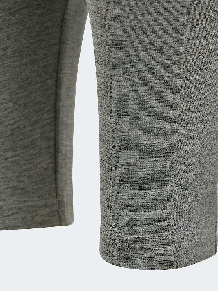 adidas Grey Kids Optime Luxe 7/8 Leggings - Image 5 of 5